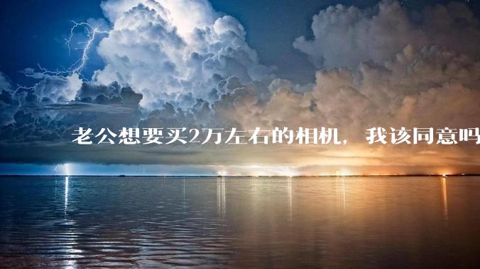 老公想要买2万左右的相机,我该同意吗?
